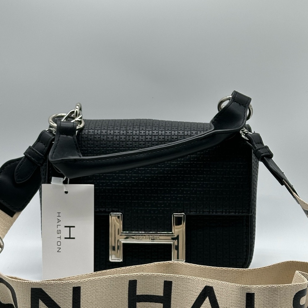Halston Heritage Black Crossbody Bag - Picture 4 of 9